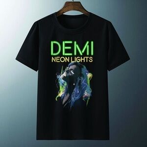 Neon Lights Demi Tour Demi Lovato Design Unisex T-Shirt